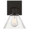 Access Lighting Port Nine Martini, Martini LED Wall Sconce, Matte Black Finish, Clear Glass 63143LEDDLP-MBL/CLR - alternate 2